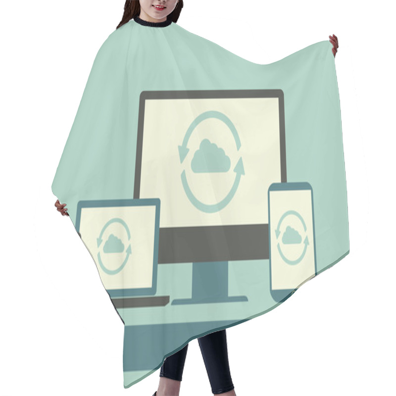 Personality  Cloud Computingl Devices Hair Cutting Cape