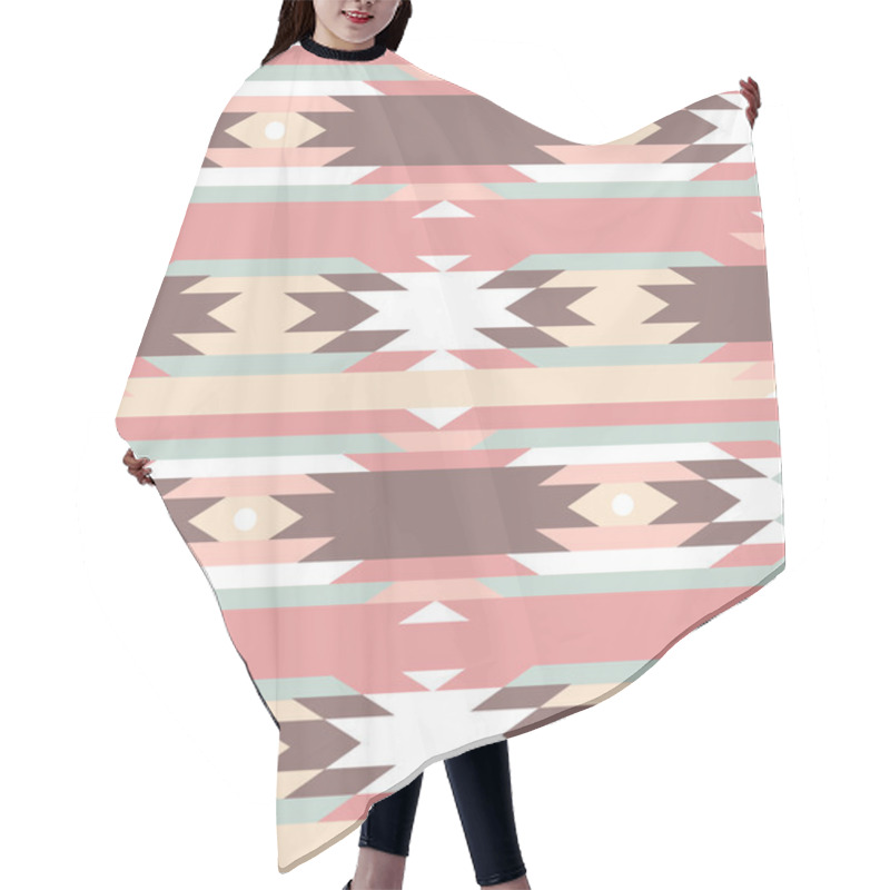 Personality  Pattern In Aztec Style Hair Cutting Cape