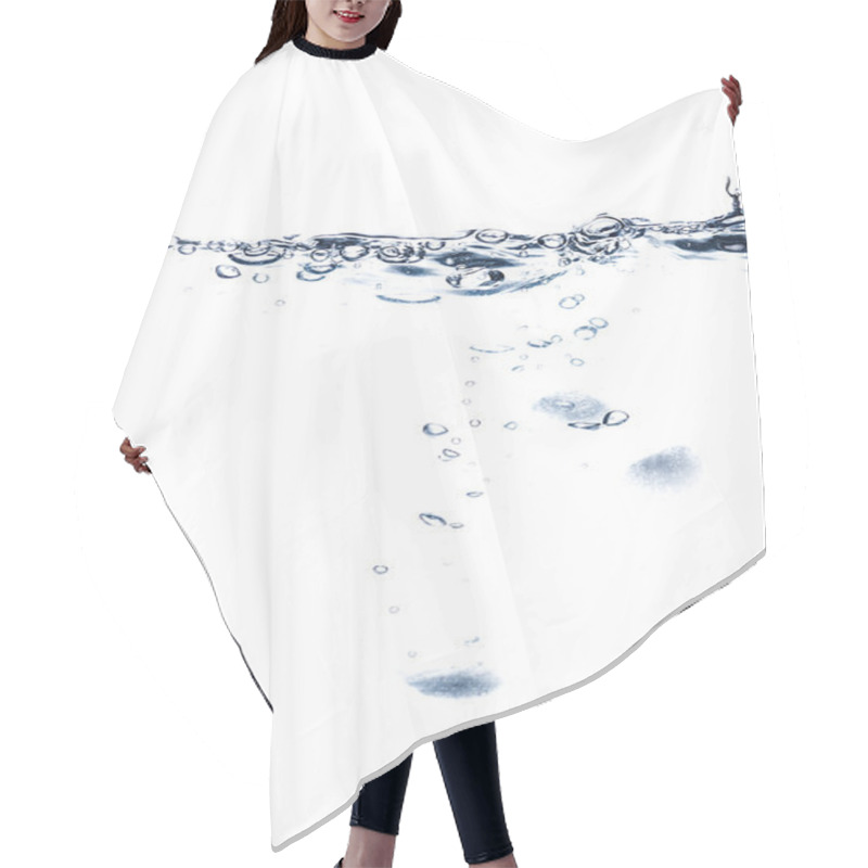 Personality  Water Splashing And Pieces Of Ice Hair Cutting Cape