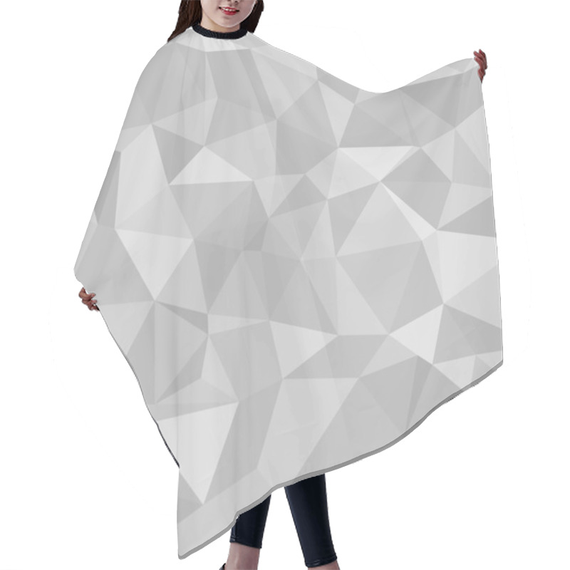 Personality  Vector Abstract Polygonal Background Hair Cutting Cape