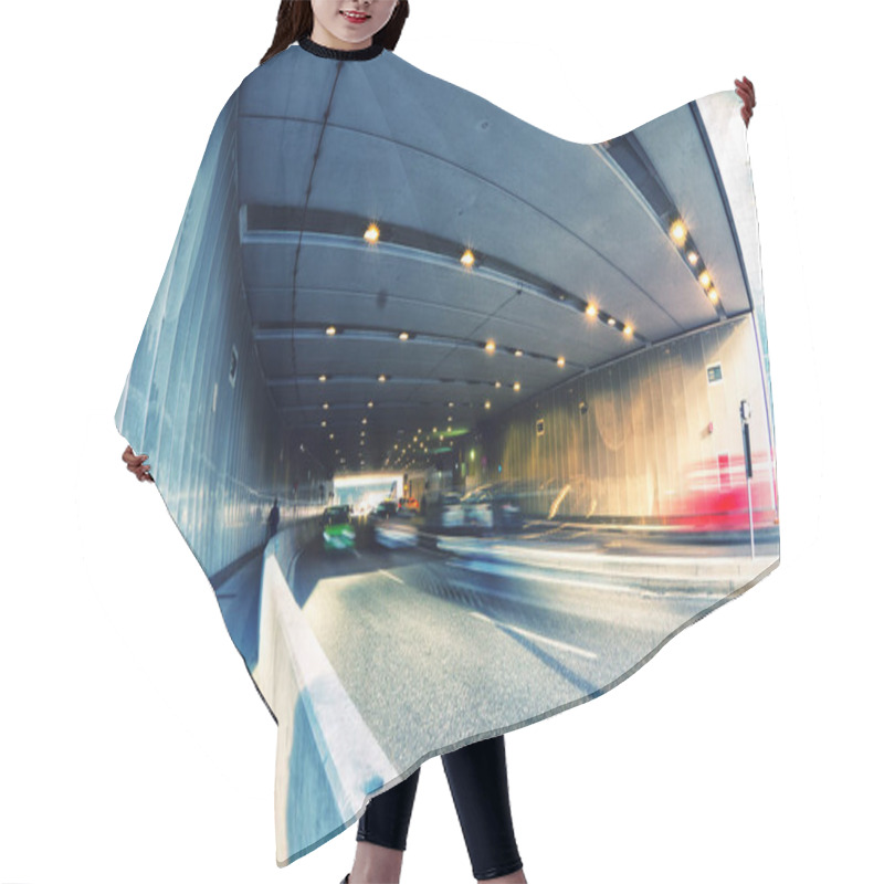 Personality  Highway Tunnel Hair Cutting Cape