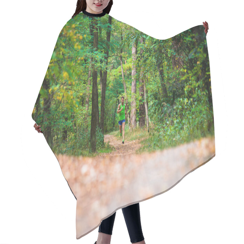 Personality  The Guy Running Through The Woods Hair Cutting Cape