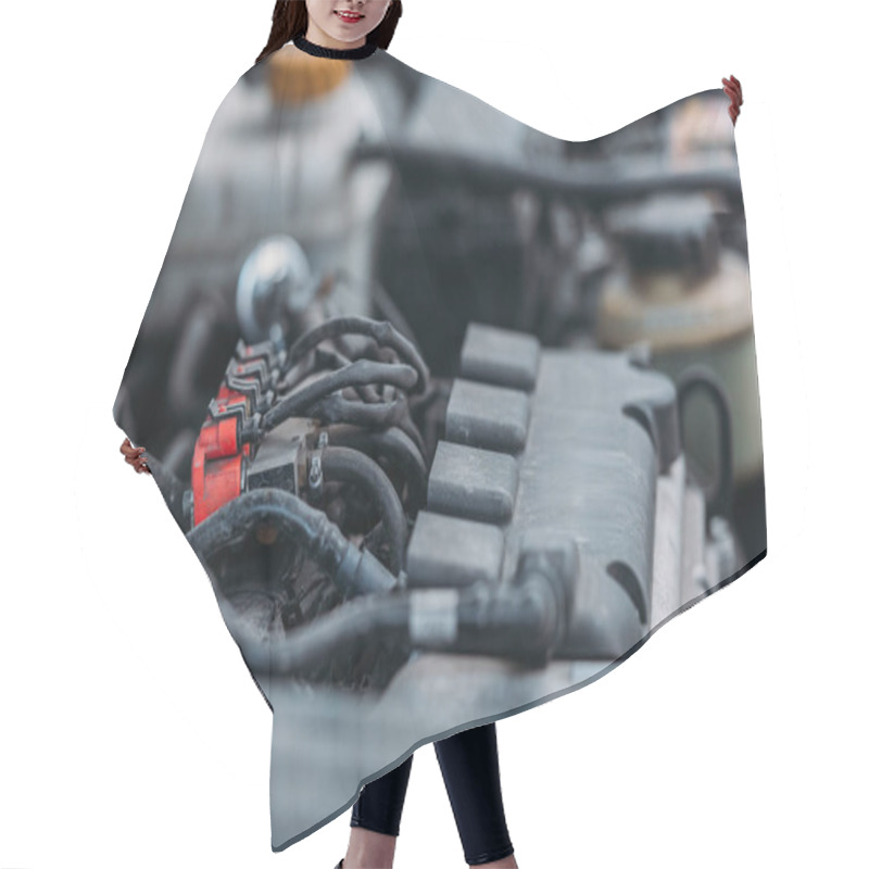 Personality  Car Engine  Hair Cutting Cape