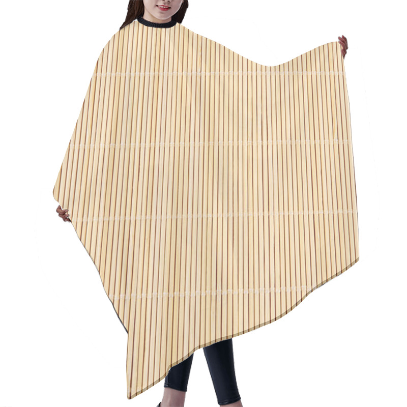 Personality  Texture Of Bamboo. New Clean Bamboo Board With Striped Pattern, Flat Background Photo Texture. Wood Background. Hair Cutting Cape