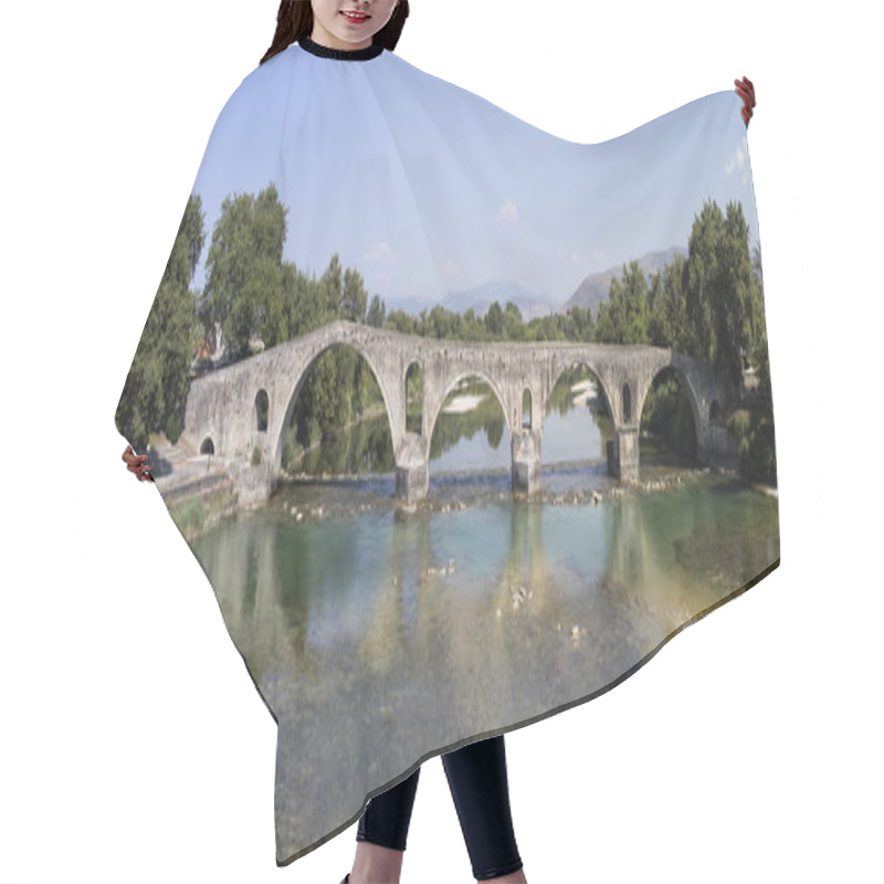 Personality  The Ancient Bridge  Hair Cutting Cape