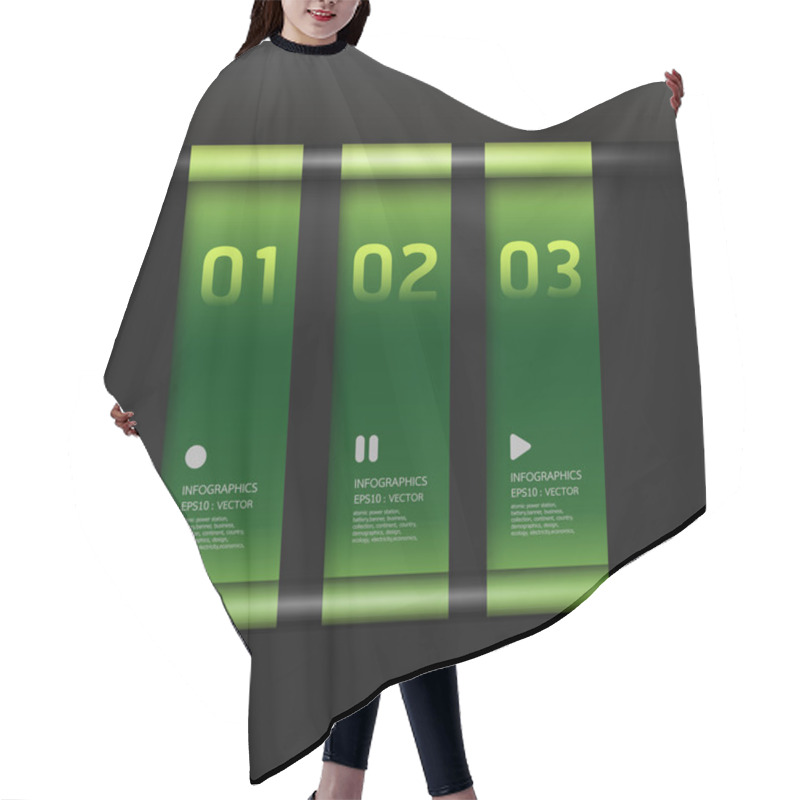 Personality  Modern Design Template Soft Colour, Can Be Used For Infographic Hair Cutting Cape