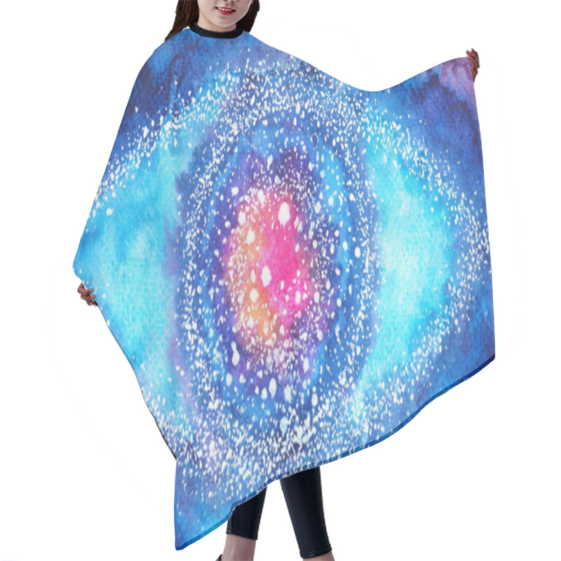 Personality  Abstract Third Eye Universe Galaxy Space Background Magic Sky Night Nebula Cosmic Cosmos Rainbow Wallpaper Blue Color Texture Art Fantasy Artwork Design Illustration Watercolor Painting Hair Cutting Cape