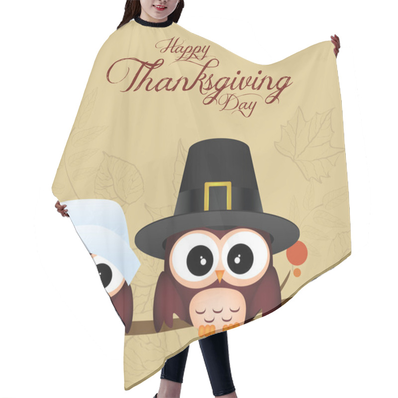 Personality  Thanksgiving Day Hair Cutting Cape