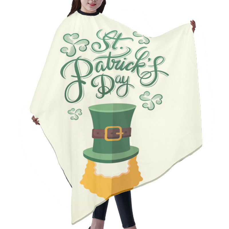 Personality  St. Patrick Day Greeting Hair Cutting Cape