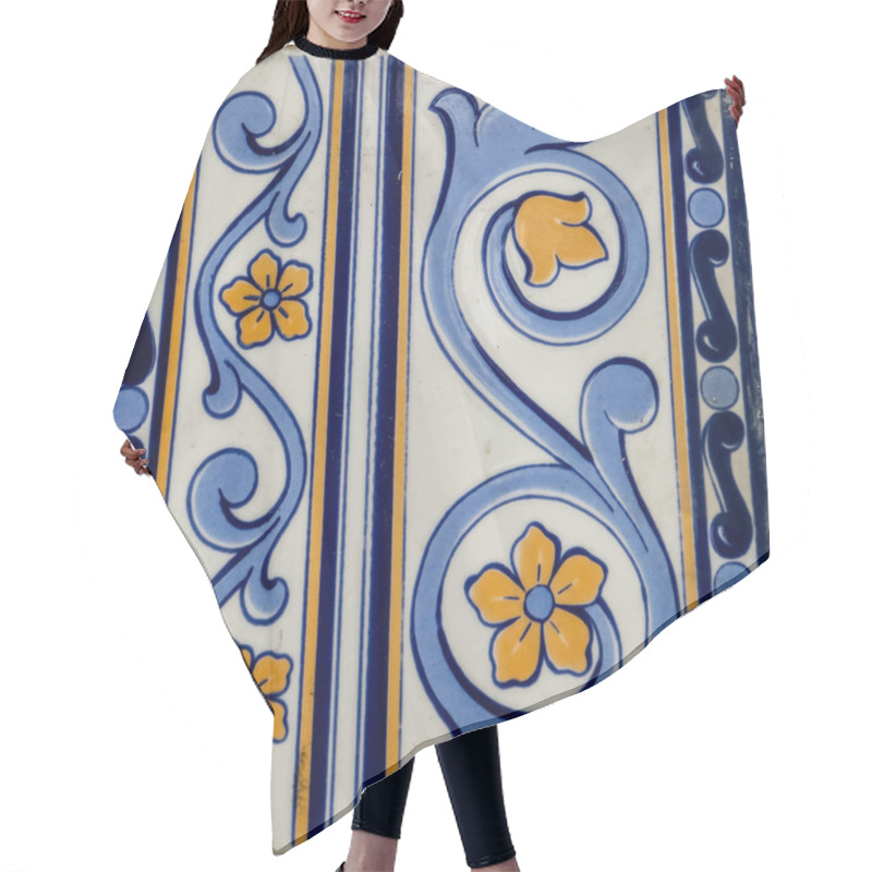 Personality  Traditional Tiles From Porto, Portugal Hair Cutting Cape