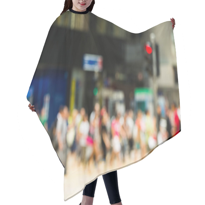 Personality  People Crossing Busy Street Hair Cutting Cape