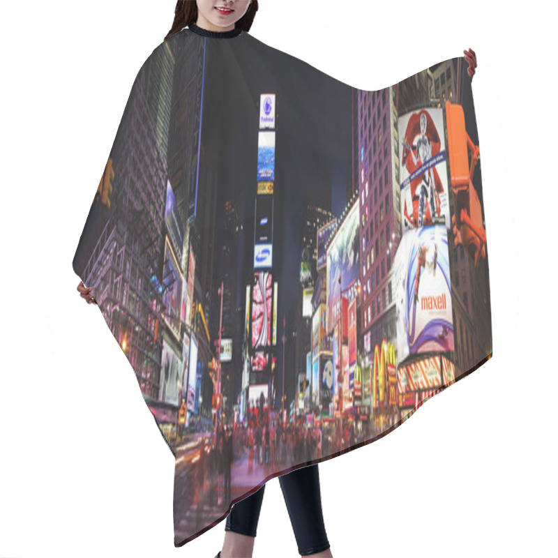 Personality  Times Square By Night Hair Cutting Cape