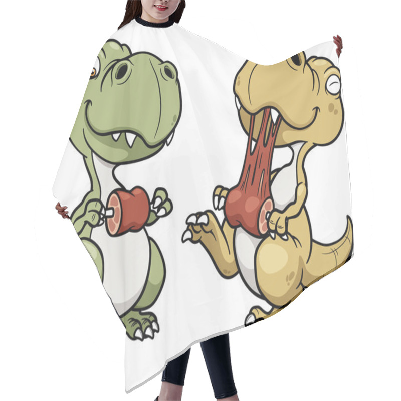 Personality  Cartoon Dinosaur Hair Cutting Cape