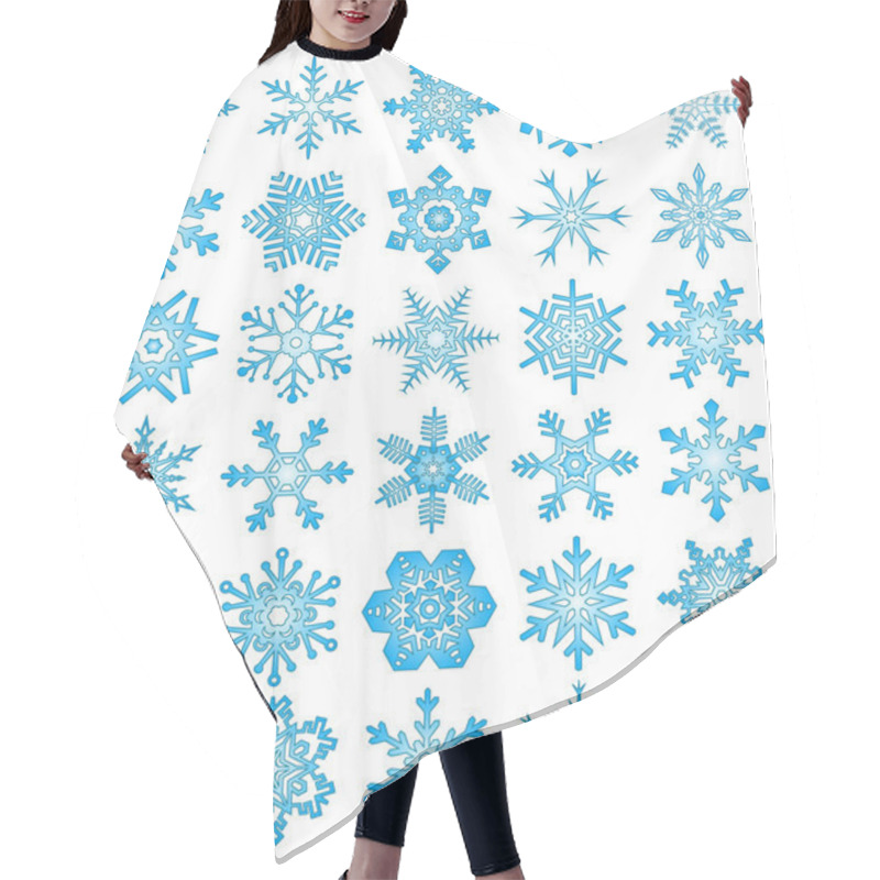 Personality  Snowflakes Hair Cutting Cape