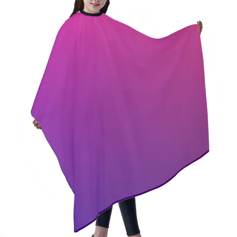 Personality  Abstract Advertising  Pink, Purple, Vertical Background, Gradien Hair Cutting Cape