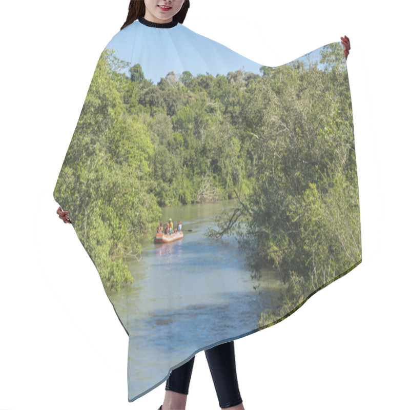 Personality  Iguazu Park And Parana River Landscape Hair Cutting Cape