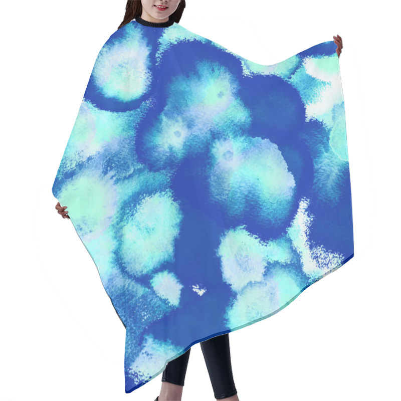 Personality  Pastel Pattern Wet Paint Seamless Abstract Pattern Brush Splash Drawings Hair Cutting Cape