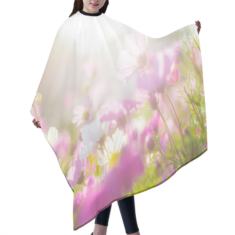 Personality  Beautiful Cosmos Flowers Hair Cutting Cape