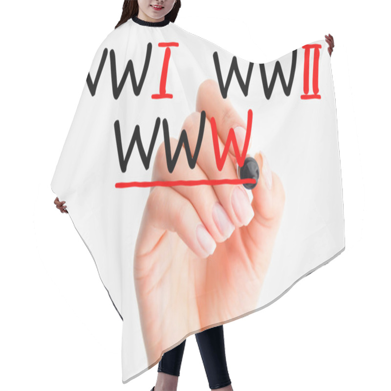 Personality  Informatics War Concept Hair Cutting Cape