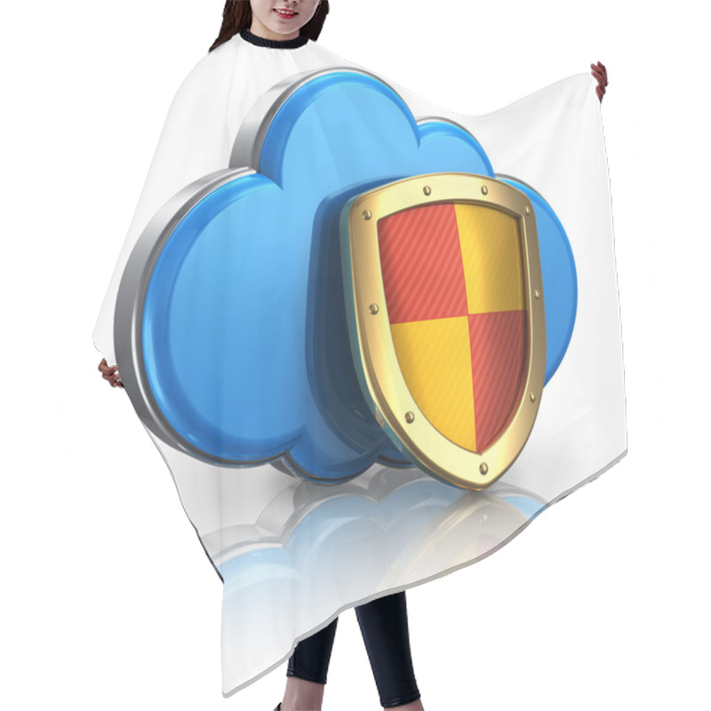 Personality  Cloud Computing And Storage Security Concept Hair Cutting Cape