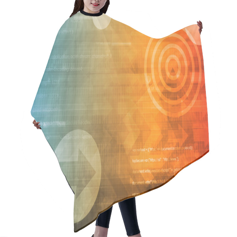 Personality  Open Source Technology Hair Cutting Cape