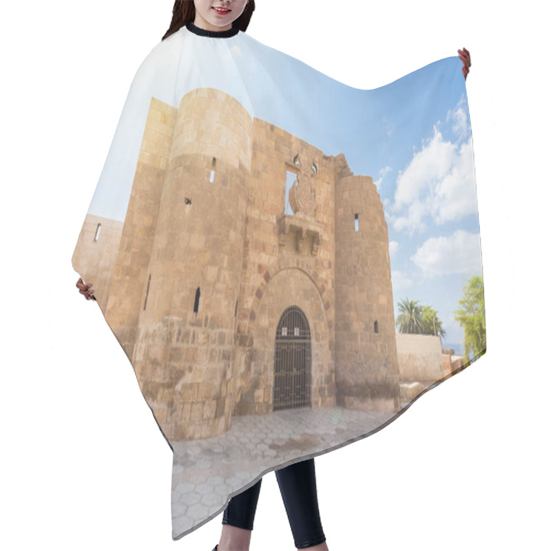 Personality  Main Entrance Gate Of Aqaba Fortress, Mamluk Castle Located In Aqaba City, Jordan Hair Cutting Cape