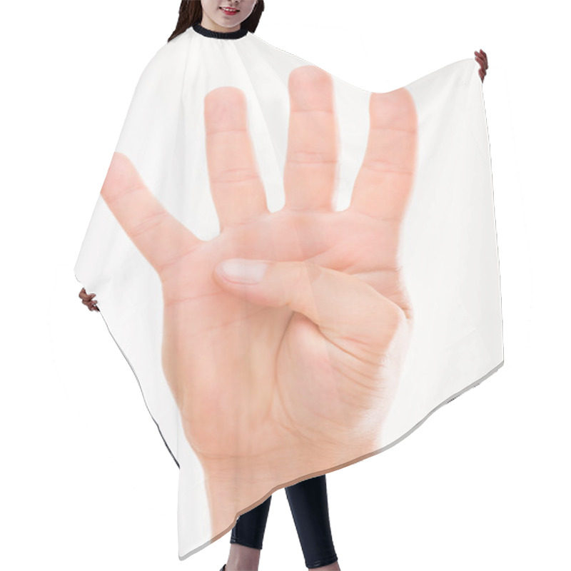 Personality  Mans Hand Hair Cutting Cape