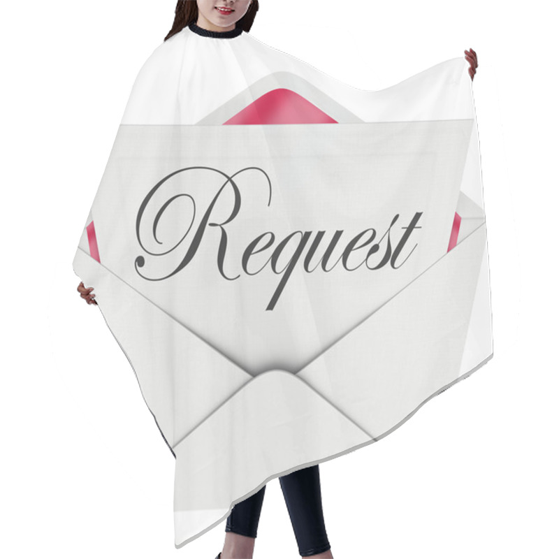 Personality  Request Envelope Hair Cutting Cape