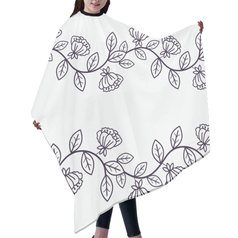 Personality  Seamless Pattern Hair Cutting Cape