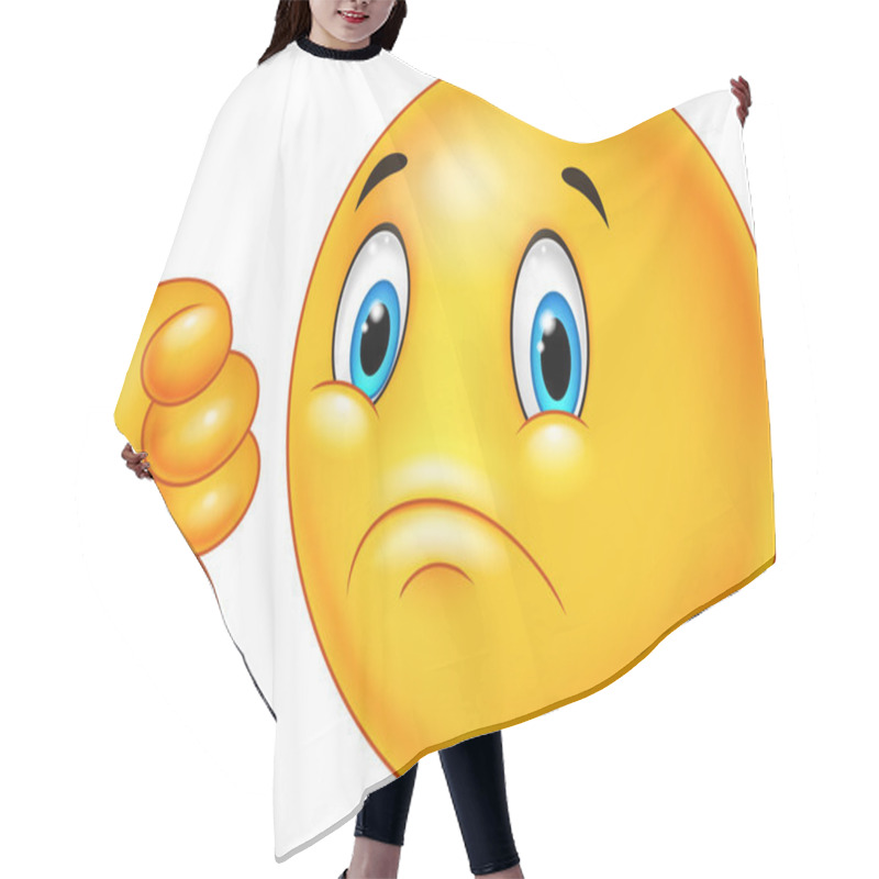 Personality  Cartoon Dislike Smile Emoticon Hair Cutting Cape