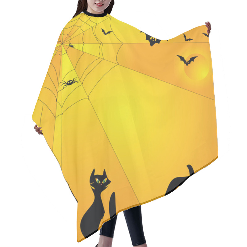 Personality  Halloween Background Hair Cutting Cape