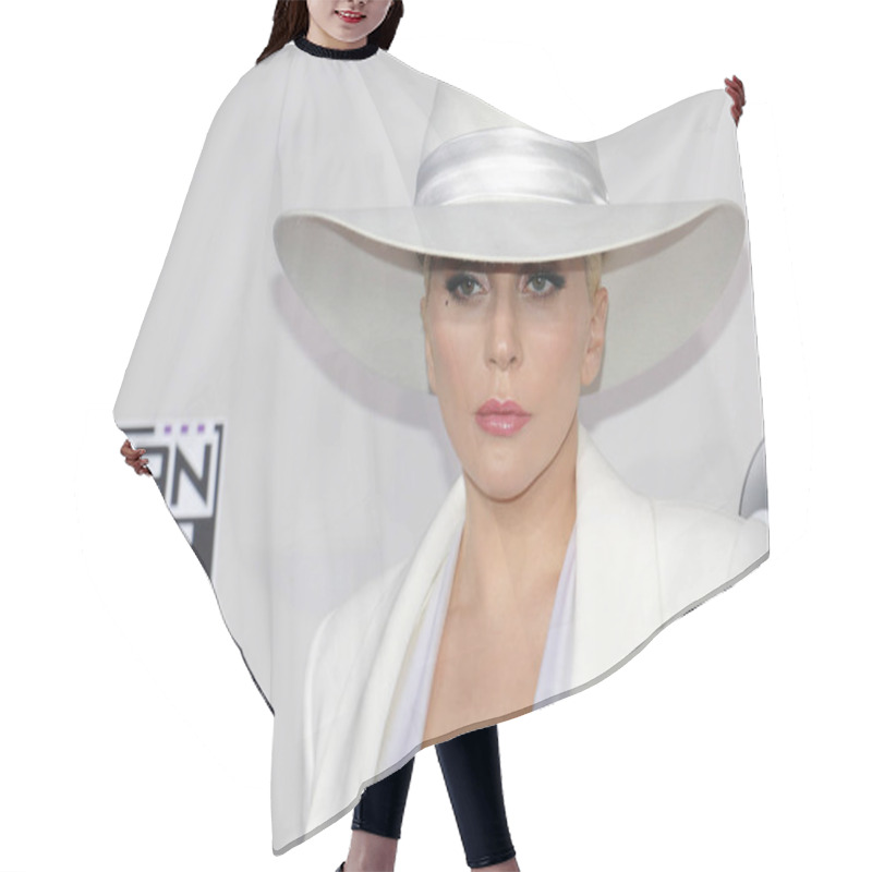 Personality  Singer Lady Gaga Hair Cutting Cape