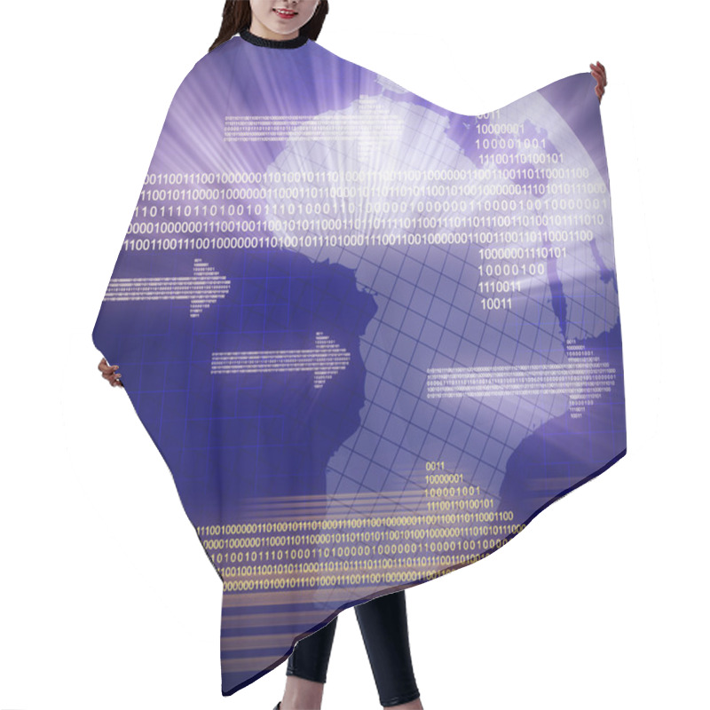 Personality  Information Technology Hair Cutting Cape