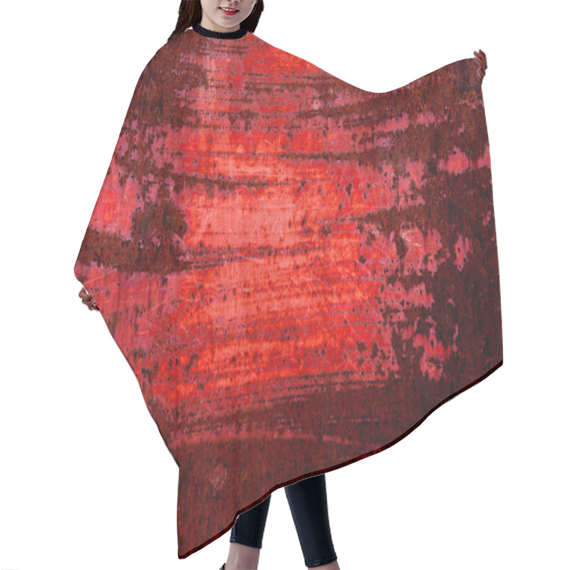 Personality  Metallic Background. Metal Texture. Abstract Pattern. Iron Background Hair Cutting Cape