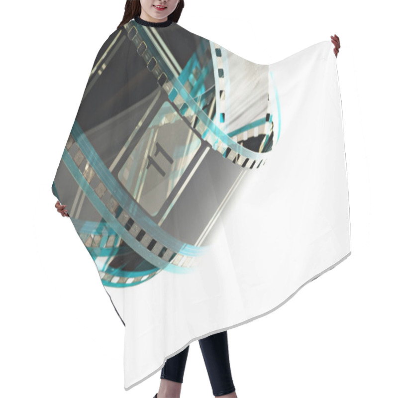 Personality  Blank Celluloid Cinema Film Hair Cutting Cape