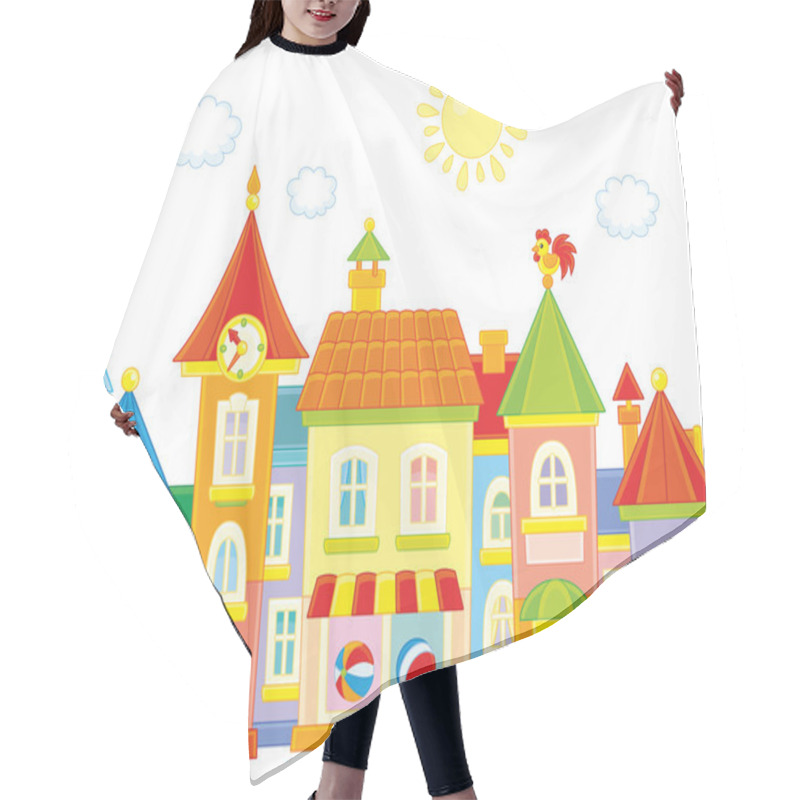 Personality  Small Toy Town Hair Cutting Cape