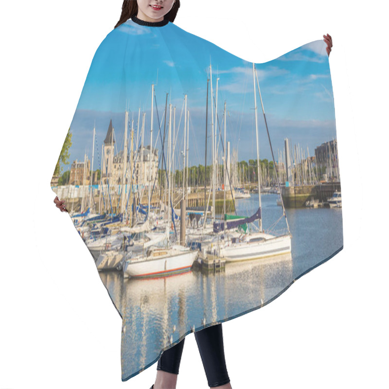 Personality  Trouville Harbor With Birds Hair Cutting Cape