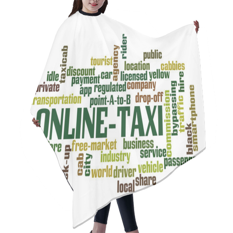 Personality  Online Taxi Hair Cutting Cape