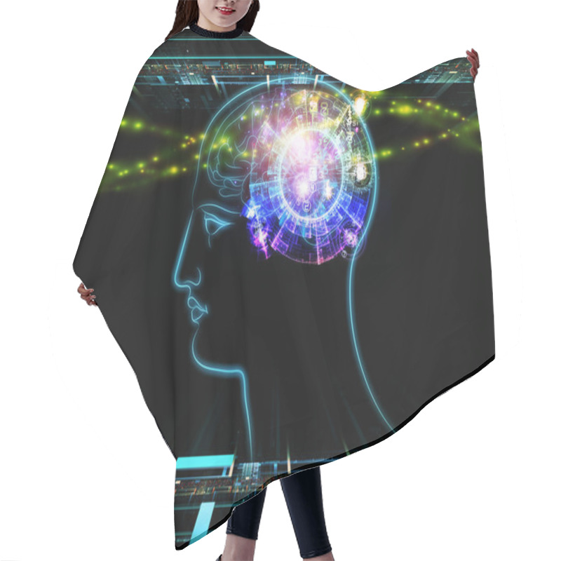 Personality  Lights Of Ideas Hair Cutting Cape