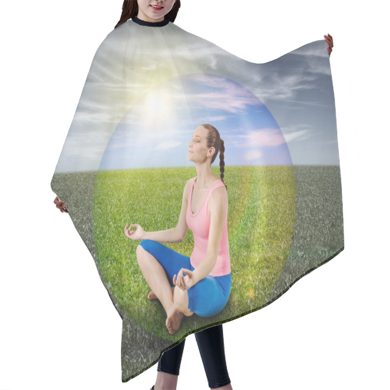 Personality  Meditation Bubble Hair Cutting Cape