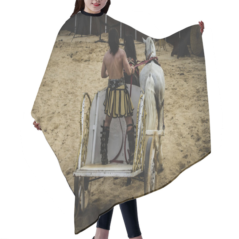 Personality  Chariot Race In A Roman Circus Hair Cutting Cape