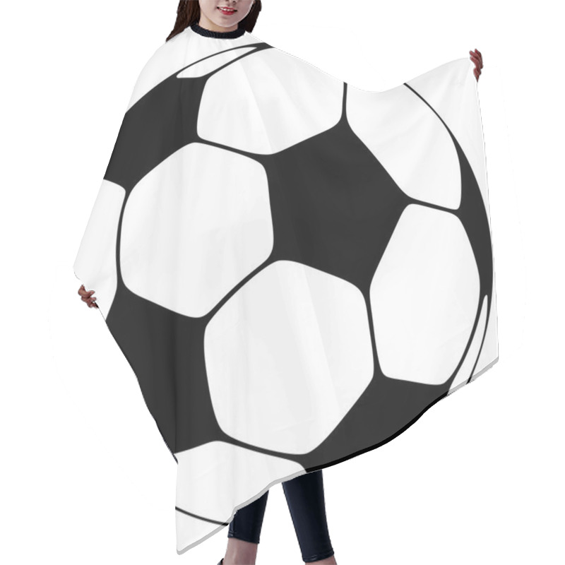 Personality  Soccer Ball Hair Cutting Cape