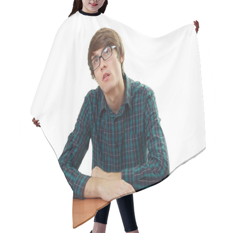 Personality  Tired Student Hair Cutting Cape