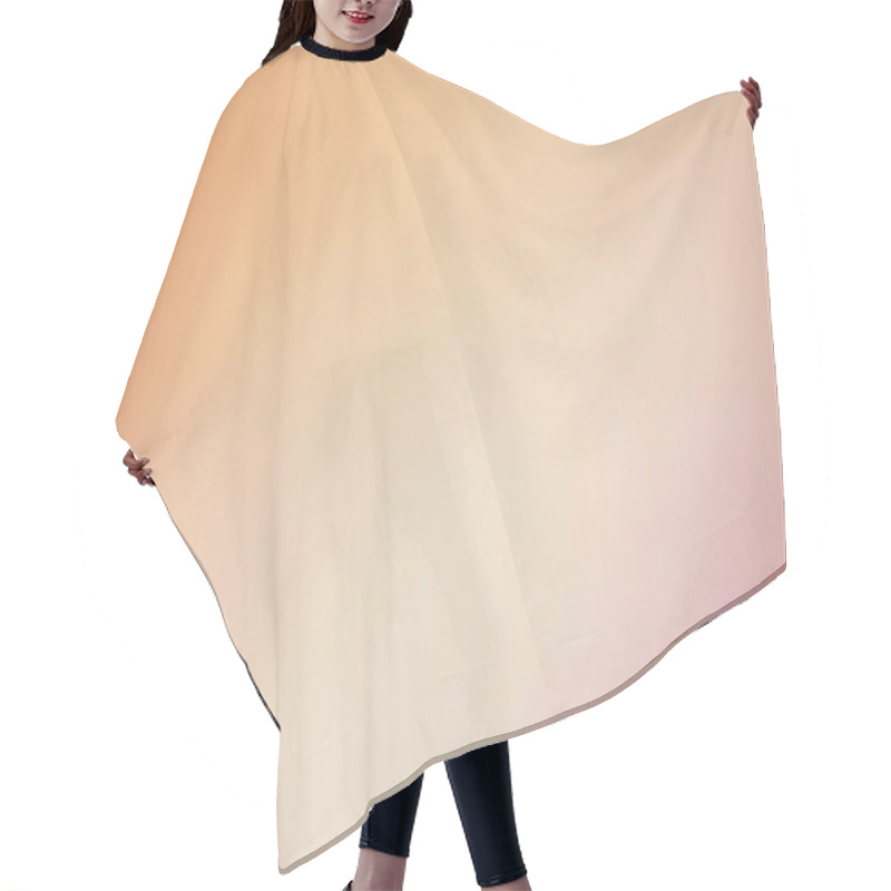 Personality  Soft Pink And Peach Gradient Minimalist Background Hair Cutting Cape