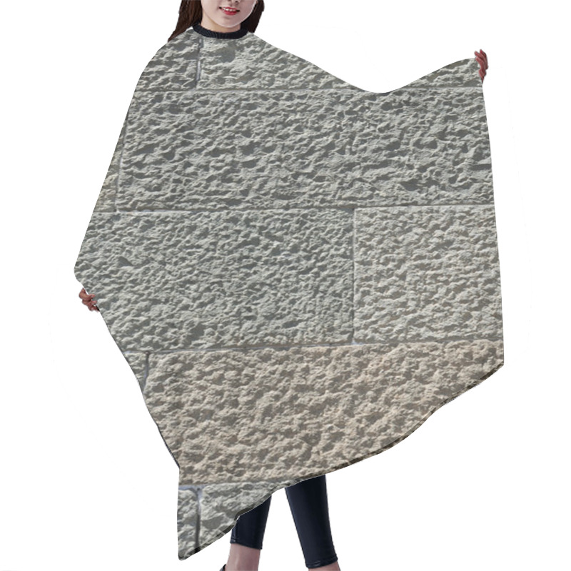 Personality  Stone Blocks Wall Hair Cutting Cape