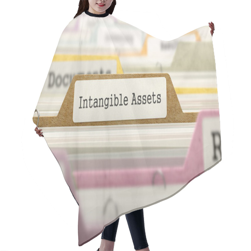 Personality  Intangible Assets Concept. Folders In Catalog. Hair Cutting Cape