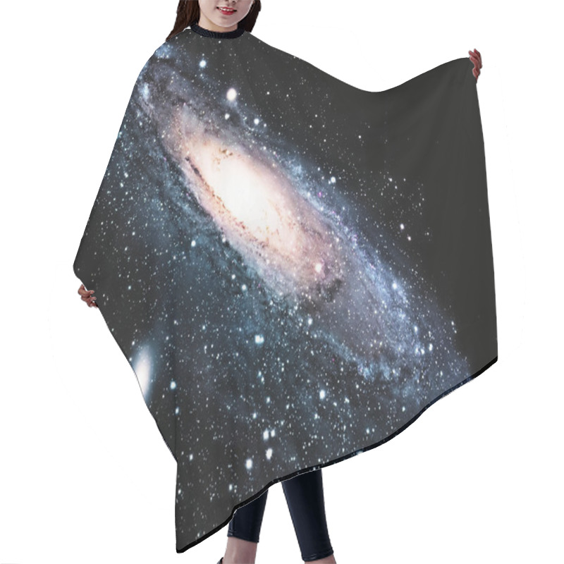 Personality  Graphic Image Of Galaxy In Universe Hair Cutting Cape