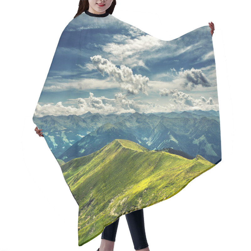 Personality  Summer Landscape Hair Cutting Cape