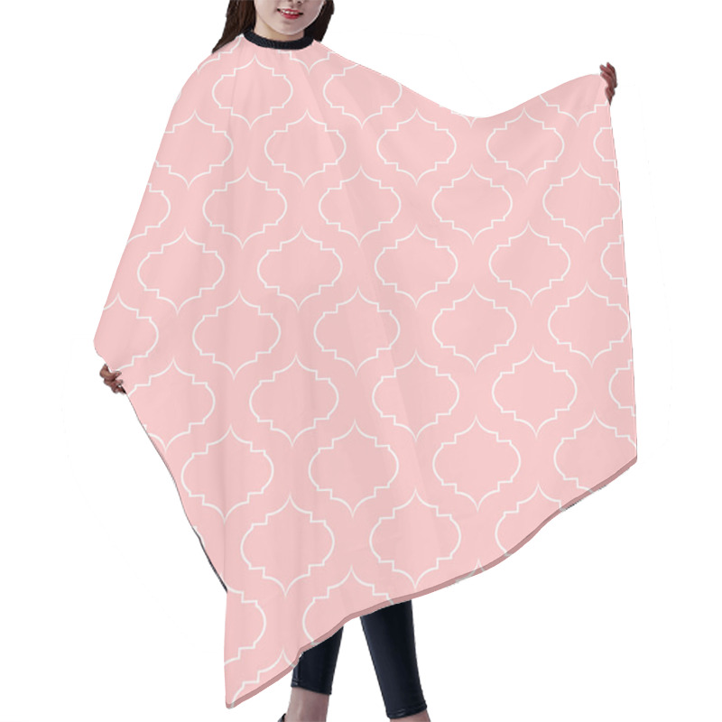 Personality  Quatrefoil Geometric Seamless Pattern Hair Cutting Cape