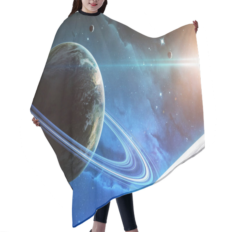 Personality  High Quality Science Fiction Cosmos Hair Cutting Cape